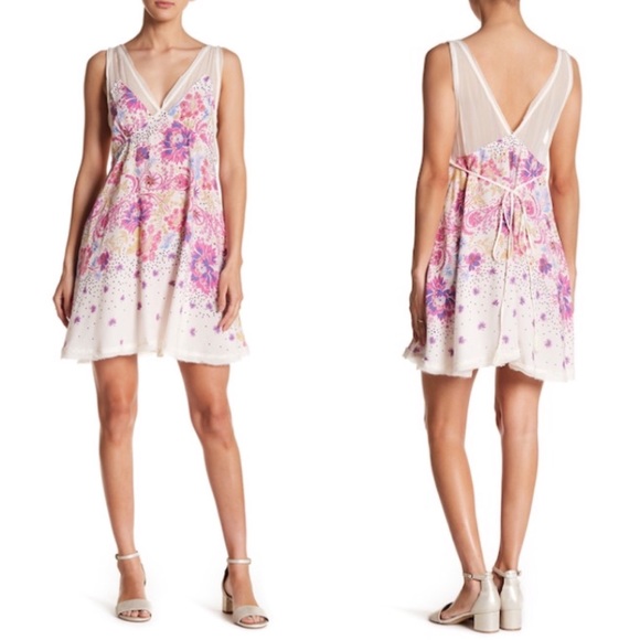 Free People Longwood Printed Slip Dress - Picture 3 of 6